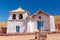 Typical chilean church of the village of Machuca near San Pedro de Atacama Chile