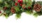 Typical Christmas decorative garland