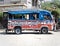 A typical collective taxi on the streets of Dakar in Senegal