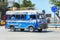 A typical collective taxi on the streets of Dakar in Senegal