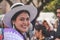 Typical costumes celebrate in honor of the Virgin of Carmen, in the plaza of Cusco, July 22, 2023, Peru