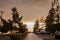 Typical countryside road in the village of Banatsko novo selo, a serbian village of the Banat region of Vojvodina, Serbia