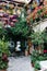 Typical courtyard or patio of Cordoba decorated with flower pot