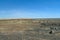 Typical desert landscape in the Atlas of the Sahara desert in Morocco