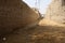 A typical dirt street in one of the larger villages in Tharparkar