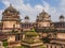 Typical domes of Orchha Palace, India