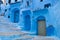 A typical door in the city of Chaouen