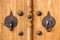 Typical door of an old house in Kashan