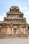 A typical Dravidian style shrine at Panchakuta Basadi or Panchakoota Basadi, Kambadahalli, Mandya district, Karnataka.