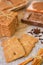 Typical Dutch speculaas cookies with authentic cookie cutters