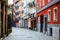 Typical dwelling houses in historic part of Vitoria-Gasteiz