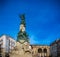 Typical dwelling street in historic part of Vitoria-Gasteiz