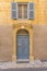 typical entrance doors of houses in Valletta, Malta