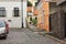 Typical European alley, Szentendre Hungary