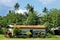 Typical fijian house in Lavena village on Taveuni Island, Fiji