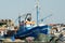 Typical fisching boat on the Culatra Island, Algarve - Portugal