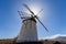 A typical Fuerteventura windmill Los Molinos.