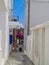 typical Greece houses in a town