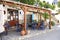 Typical Greek taverna in Crete