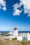 Typical Greek Windmill on Santorini