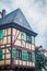 Typical half timbered house in alsace