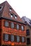 Typical half timbered house at Obernai - Alsace