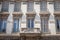 Typical Haussmann style facades, from the 19th century, traditional in the city centers of French cities such as Paris and Lyon