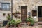 Typical house of Sovana, medieval village of Tuscany