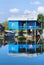 Typical House on the Tonle sap lake. Cambodia