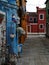 Typical houses of colors- burano island-Venice- italy