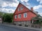 Typical houses with three windows - Trakai, Lithuania