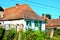 Typical houses. Urban landscape in the village Soars, Transylvania, Romania