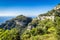 A Typical Italian sea coast With Hills And Indented Coastline