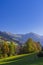 Typical landscape near Sankt Gerold and Bludenz, Bregenzer Wald, Bregenz district, Vorarlberg, Austria