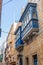 Typical Maltese balconies (gallarija) in Birgu town, Mal