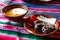 Typical meal with peruvian food, Amantani Island, Titicaca lake, Peru