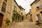 Typical mediaval street Saint-Cyprien Dordogne