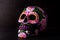 Typical Mexican skull painted. Dia de los muertos.