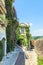 Typical narrow street in Saint Paul de Vence, France