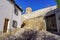 Typical narrow streets of the medieval town of ChinchÃ³n in Madrid, houses and old architecture in a quiet and relaxing