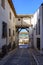 Typical narrow streets of the medieval town of ChinchÃ³n in Madrid, houses and old architecture in a quiet and relaxing