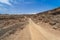 Typical natural landscape of Lanzarote.