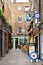 Typical Newburgh street with brick houses and pub