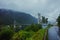 Typical Norwegian view of the bridge across the fjord.