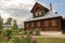 Typical old Russian building in Suzdal, Russia
