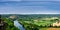 Typical panorama of the Dordogne valley in the PÃ©rigord Noir