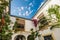 Typical patio in Cordoba, Andalusia, Spain