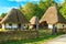 Typical peasant houses,Astra Ethnographic village museum,Sibiu,Romania,Europe