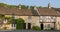 Typical and picturesque English countryside cottages in Castle Combe Village, Cotswolds, Wiltshire, England - UK