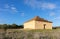 A typical pigeon house in Castilla in the evening sun.